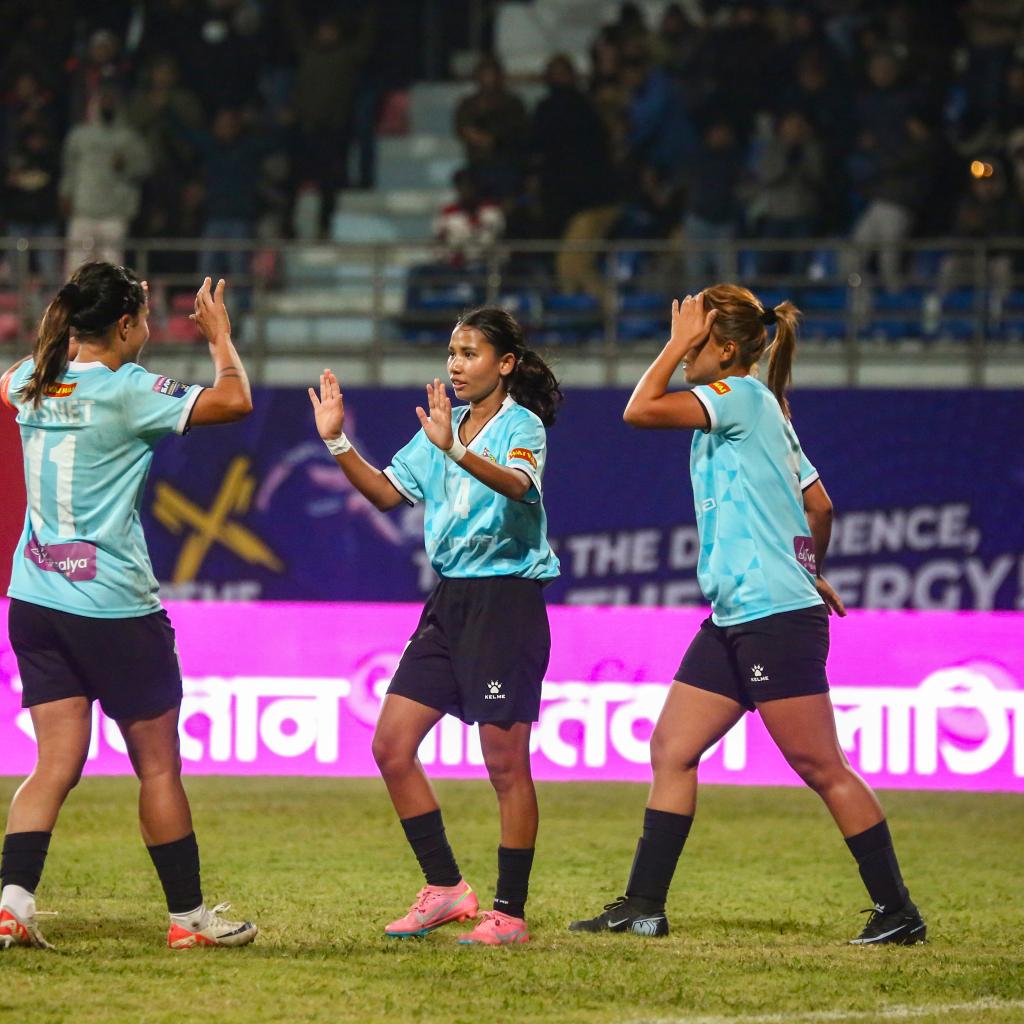 APF Club Dominates Nasrin Sports Academy 4–0 in SAFF Women’s Club ...