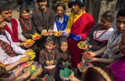 Holi Festival, Bhaktapur