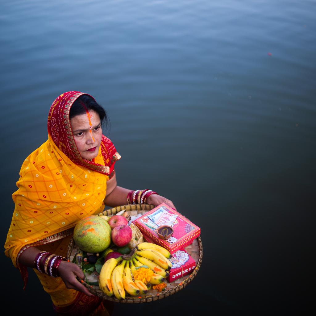 Chhath Puja Festival in Nepal - buy images of Nepal, stock photography ...