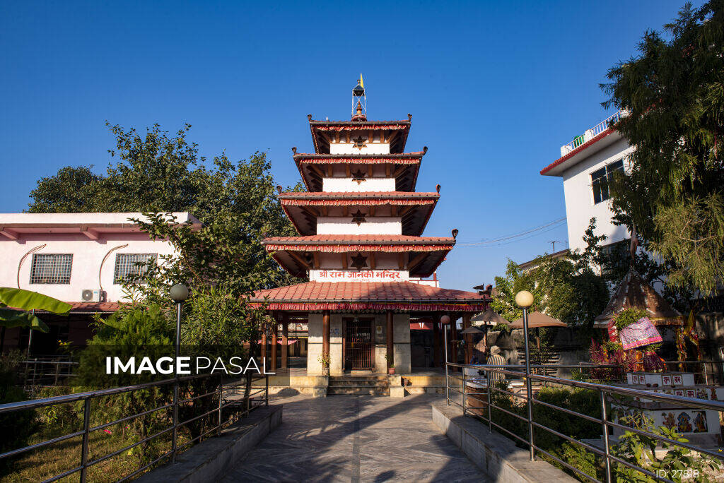Shree Ram Janaki temple, Dhangadhi - buy images of Nepal, stock ...