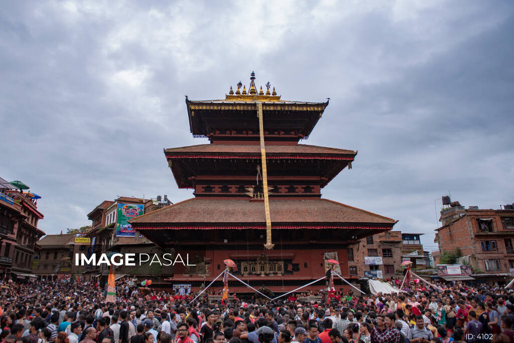 Gai Jatra Festival Bhaktapur Buy Images Of Nepal Stock Photography