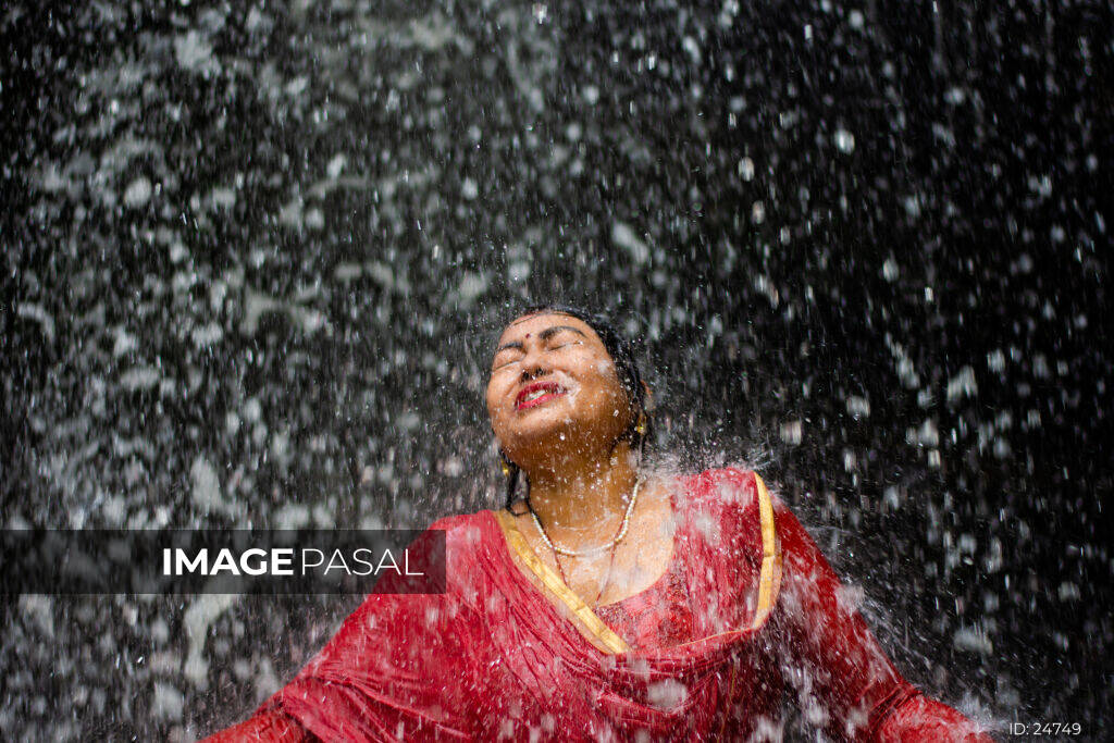 Jhor Waterfall - buy images of Nepal, stock photography Nepal