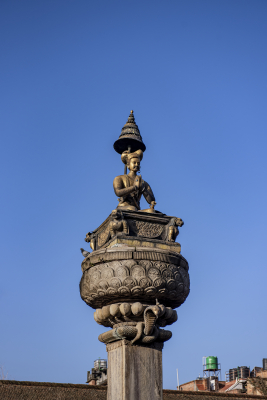 Statue King Bhupitendra Malla