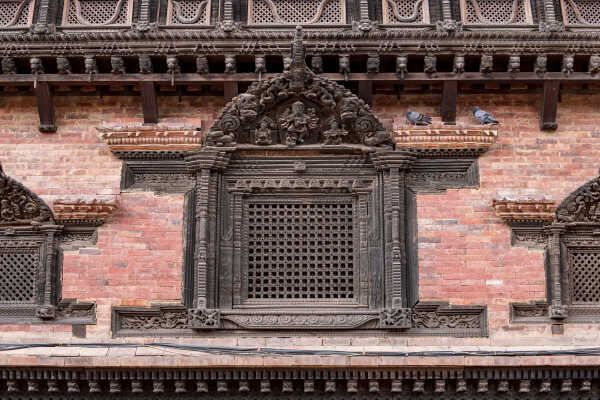 Crafted Wooden Window, 55-window palace