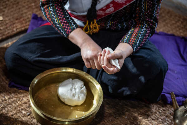 Preparing Yomari