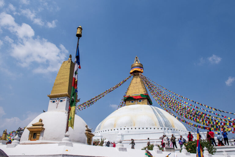 Real images of Nepal: Boudhanath Stupa, Kathmandu