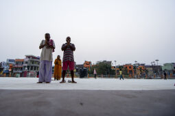 praying at Janaki Mandir, Janakpur