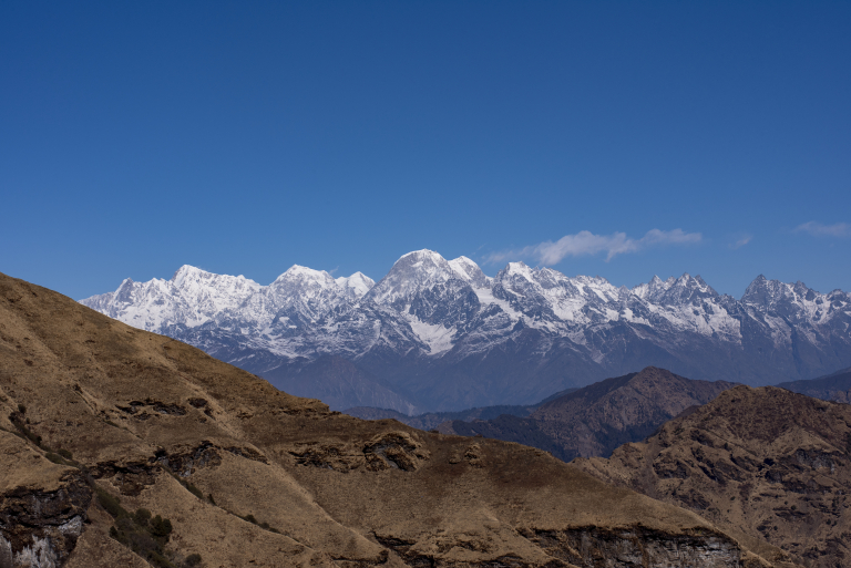 Himalayan view from Kalinchowk Bhagwati Temple hill
