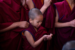 Monks at Bouddhanath, Kathmandu