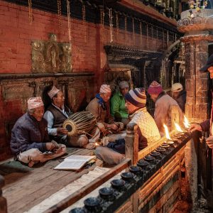 night life of Bhaktapur