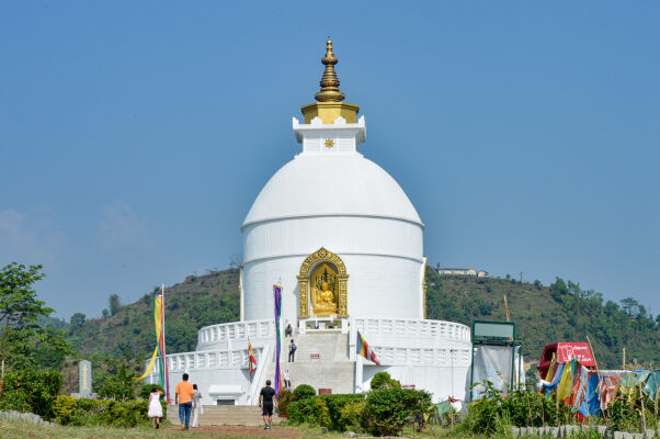 World Peace Pagoda, Pokhara in 2014