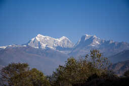 Mt Numbur view from Phaplu, Solukhumbu, Nepal