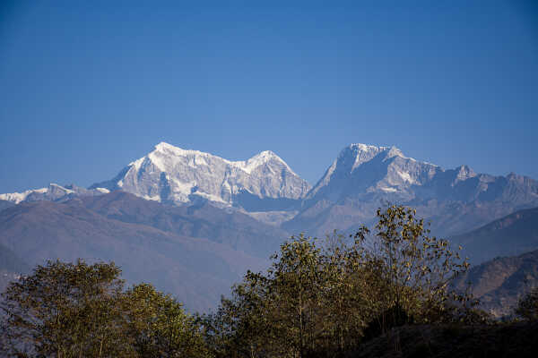 Mt Numbur view from Phaplu, Solukhumbu, Nepal