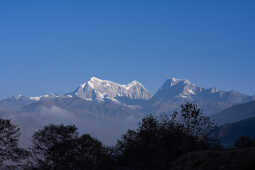 Mt Numbur view from Phaplu, Solukhumbu, Nepal