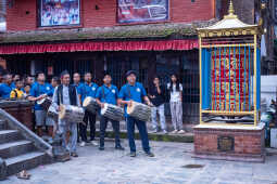 Gunla Parva Celebration in Madhyapur Thimi, Bhaktapur