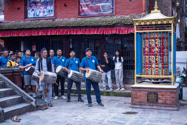 Gunla Parva Celebration in Madhyapur Thimi, Bhaktapur