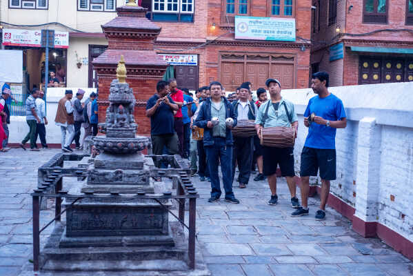Gunla Parva Celebration in Madhyapur Thimi, Bhaktapur
