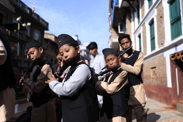celebrating Nepal Sambat, Kirtipur