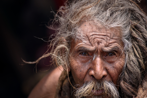 elderly Sadhu at Pashupati