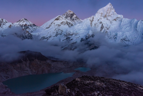 Last light over Mt. Everest