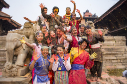 Holi festival, Bhaktapur