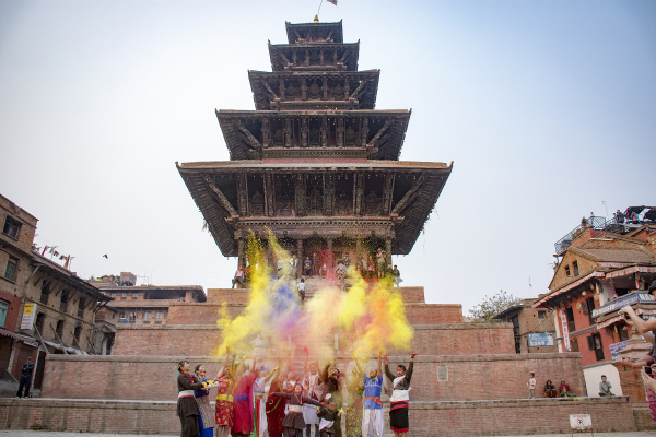 Holi Festival, Bhaktapur