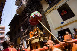 Biska Jatra Celebrated with Sindur Festival in Madhyapur Thimi
