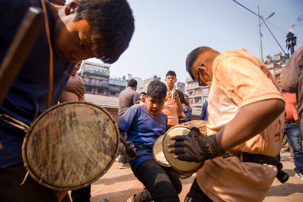 Biska Jatra Celebrated with Sindur Festival in Madhyapur Thimi