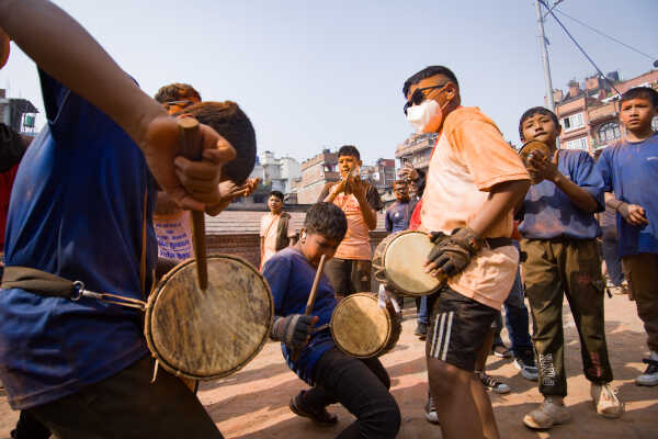 Biska Jatra Celebrated with Sindur Festival in Madhyapur Thimi