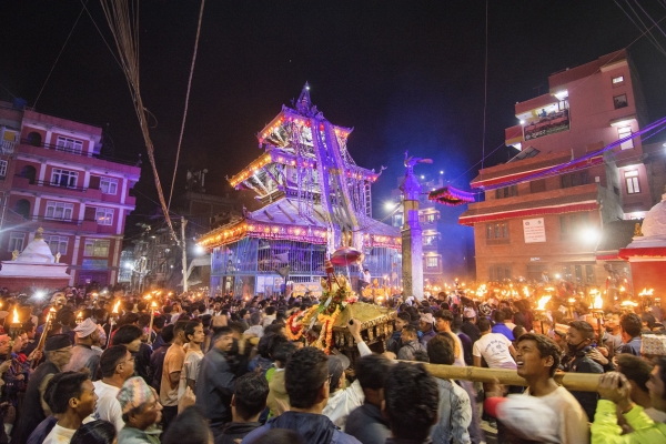 Biska Jatra festival at Balkumari Temple