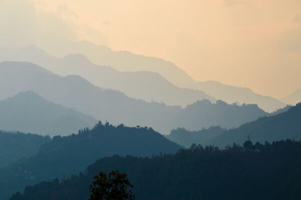 rolling Mountains view, Namobuddha