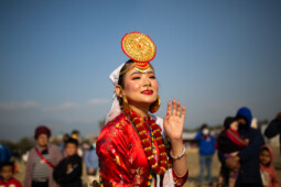 Kirati woman with Bulaki