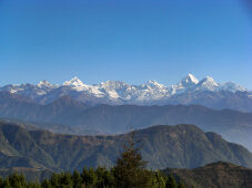 Langtang Himalayan region view from Chisapani