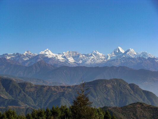 Langtang Himalayan region view from Chisapani