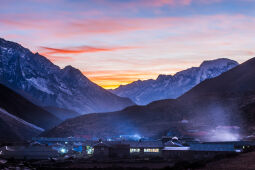 Dingboche Evening, EBC Trek