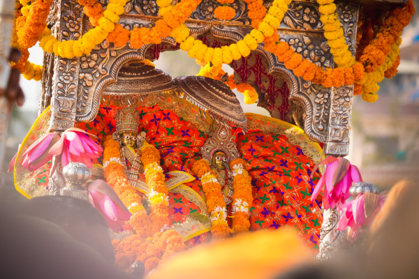 Lord Ram Sita In Bibaha Panchami Dola