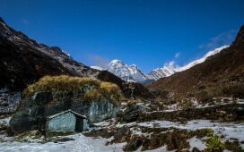 Night Annapurna South, ABC Trek