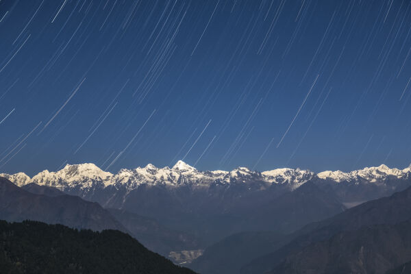 Shisha Pangma Star trails