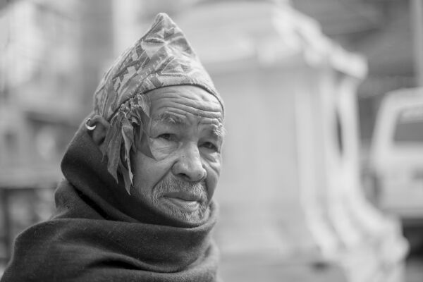 elderly man, Bhaktapur