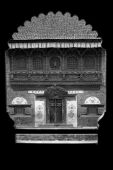 Traditional carved wooden window, Madhyapur Thimi