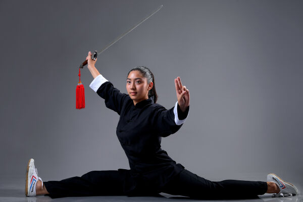 Wushu player
