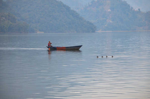 Fewa Lake Pokhara, Nepal 2015