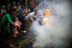 Ghantakarna festival in Nepal