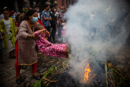 Ghantakarna festival in Nepal