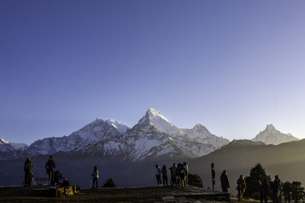 View from above  Ghorepani Poon Hill