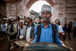 Portrait of a Newari Man