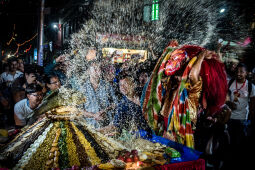 The Majipa Lakhe during Indra jatra, Indra Jatra