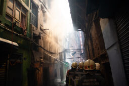 Fire at house in Kathmandu