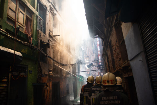 Fire at house in Kathmandu