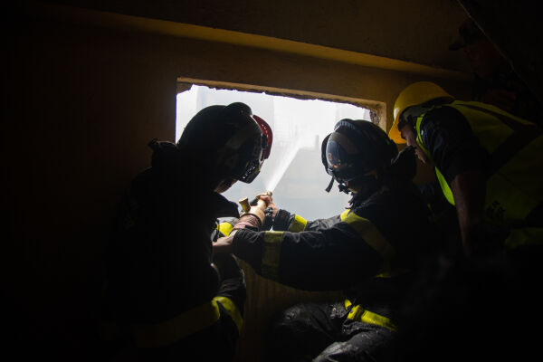 Fire at house in Kathmandu